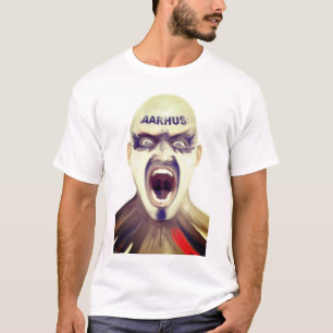 T-shirt med Århus fotboll fläkt.