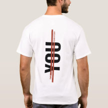 T-shirt med berättelse – Djärvt motiverande citat