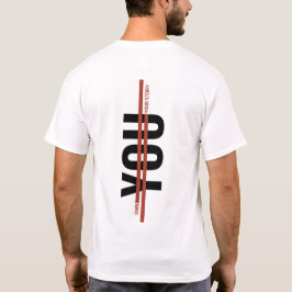 T-shirt med berättelse – Djärvt motiverande citat
