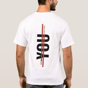 T-shirt med berättelse – Djärvt motiverande citat