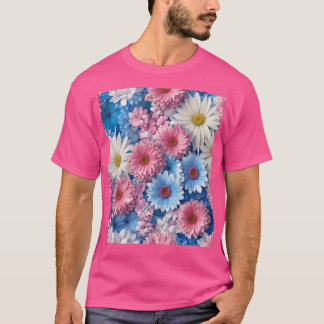 t-shirt med blommor, designsamling