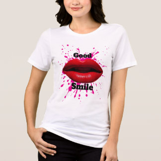 T-shirt med bra leende 