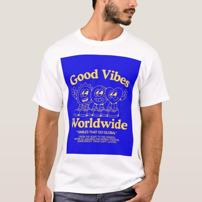 T-shirt med bra vibbar  (Framsida)