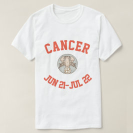 T-Shirt med Cancertryck