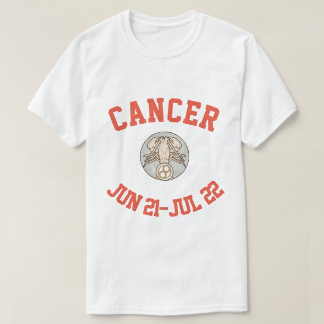 T-Shirt med Cancertryck (Design framsida)