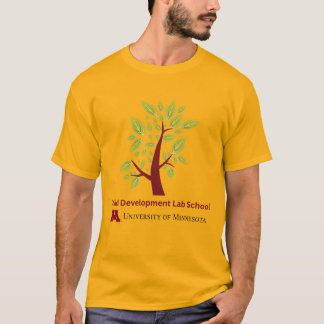 T-shirt med CDLS-logotyp för vuxna i guld