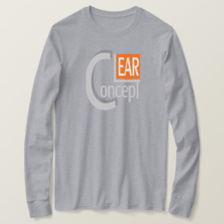 T-Shirt med Clear Concept-typografi