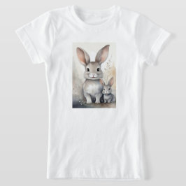 T-Shirt med Cute Bunnies