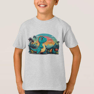 T-shirt med Cute Dinosaur