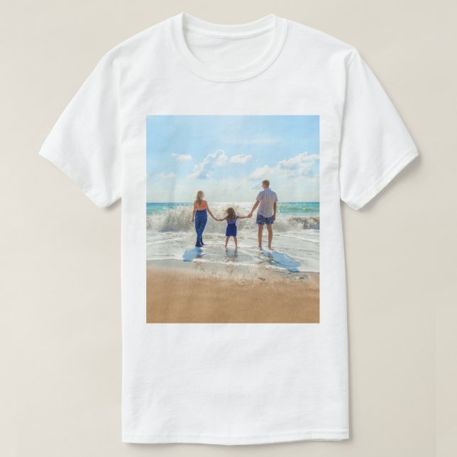 T-Shirt med din fotodesign (Design framsida)
