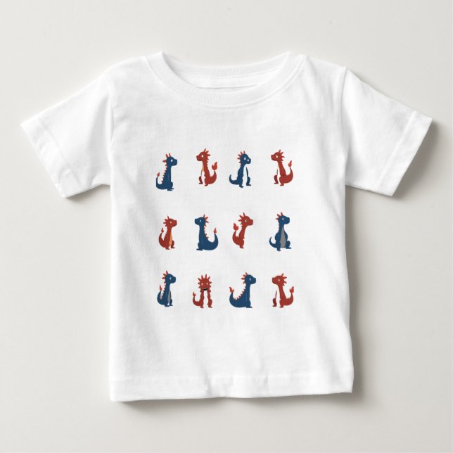 T-shirt med dinosaurdesign (Framsida)