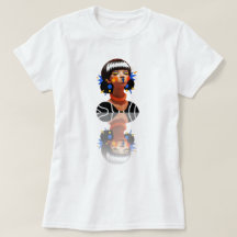 T-shirt med djärvt uttryck