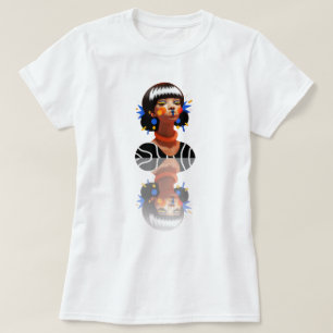 T-shirt med djärvt uttryck