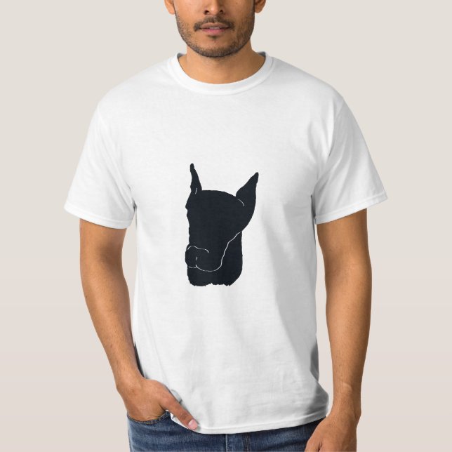 T-shirt med dobermann (Framsida)