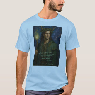 T- Shirt med Druid och Dikt från Xoe Celticwell T