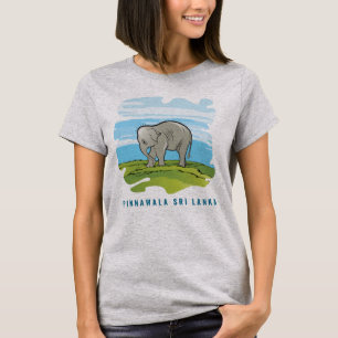 T-Shirt med en baby-elefantillustration.
