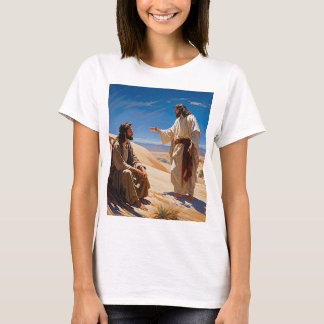 T-shirt med en dubbelriktad versa (Framsida)