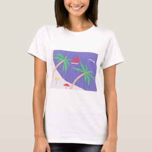 T-Shirt med en öscen