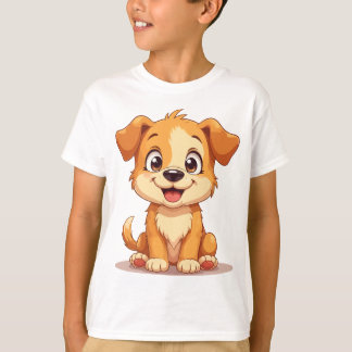 T-shirt med en söt valp