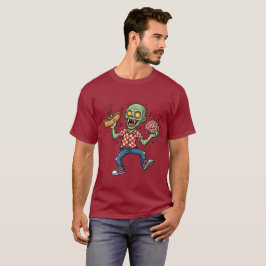 T-shirt med estetik för överlevnad vid zombie-apok