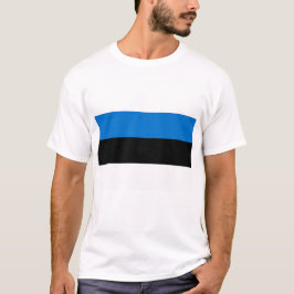 T Shirt med Estlands Flagga