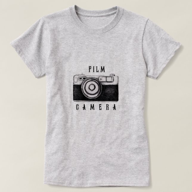 T-shirt med filmkamera (Design framsida)