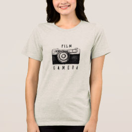 T-shirt med filmkamera