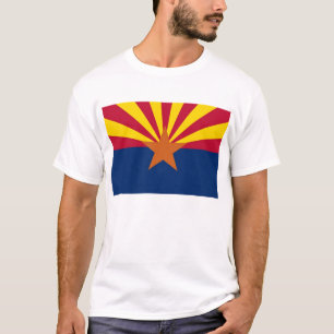 T Shirt med Flagga Arizona State USA