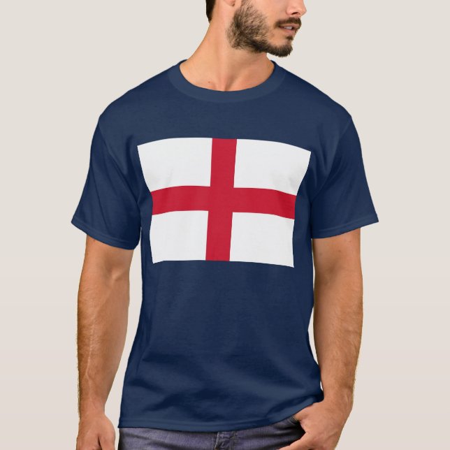 T Shirt med Flagga av England. (Framsida)