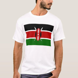 T Shirt med Flagga i Kenya
