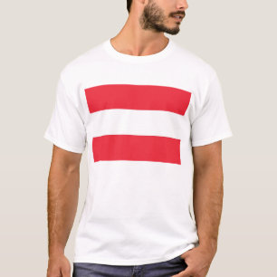 T Shirt med Flagga i Österrike