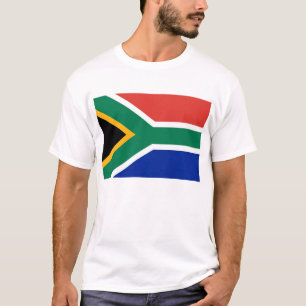 T Shirt med Flagga i södra Afrikan