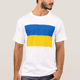 T Shirt med Flagga i Ukraina