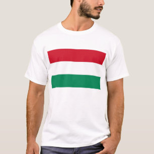 T Shirt med Flagga i Ungern
