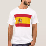 T Shirt med Flagga Spanien<br><div class="desc">Gör ett djärvt påstående med den här snyggten manar-skjortan som är utrustad med Spaniens flagga! Den här t-tröjan är mer än bara kläder. Den är en firande av det spanska arvet och det spanska kulturella pridet. Den ikoniska utformningen visningar stolt det djärva röda och gult randen i den spanska flagga,...</div>