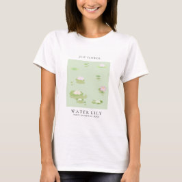 T-shirt med födelsemånadblomma juli