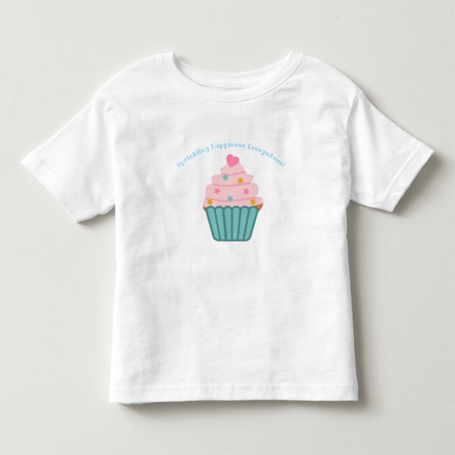 T-shirt med glädjespridning överallt (Framsida)