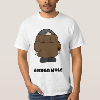 T-shirt med godartad mullvad
