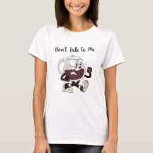 T-Shirt med grafisk text – Minimalt påstående