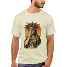 T-shirt med gråtande frihet