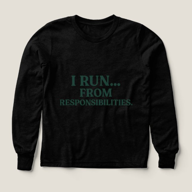 T-shirt med humor om träning (Design framsida)