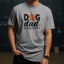T-Shirt med hundpappa och tassavtryck | Modärn des