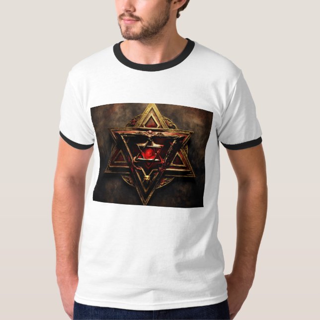 T SHIRT MED ILLUMINATI LOGOTYP (Framsida)