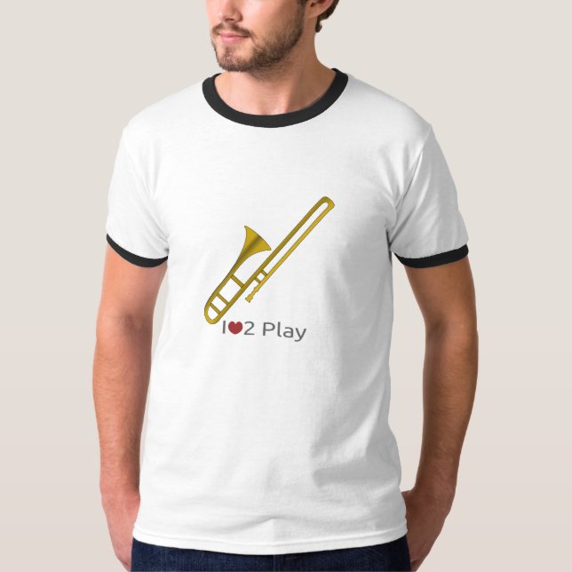 T-shirt med illustration av tromben (Framsida)