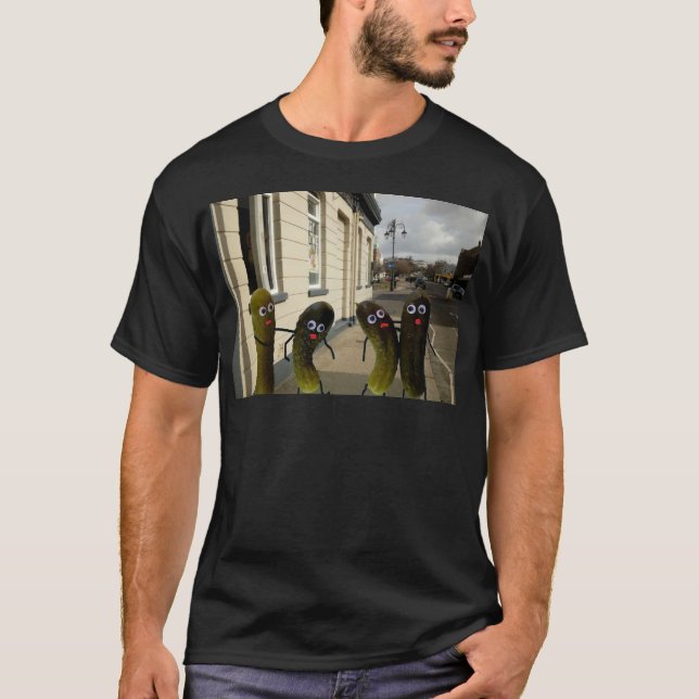 T-Shirt med Inlagda Gurkor (Framsida)