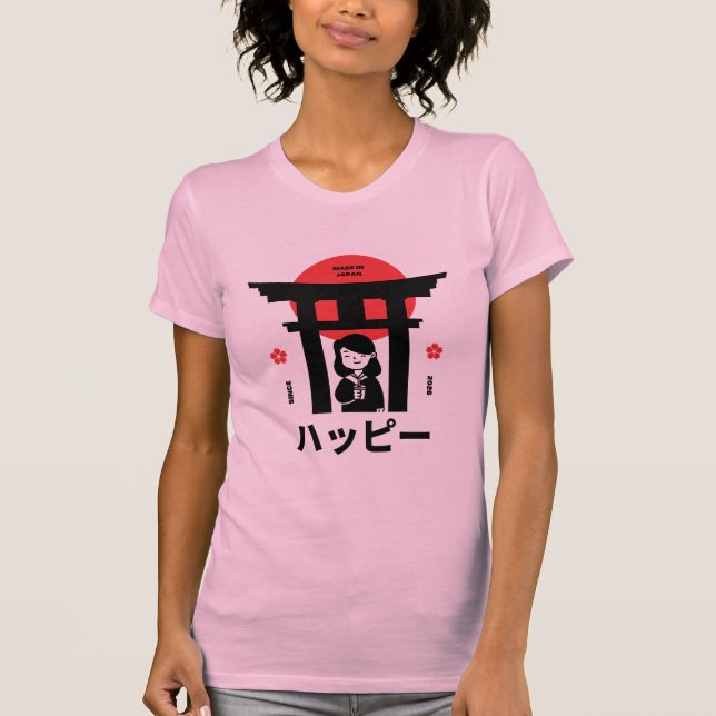 T-shirt med japansk design (Framsida)