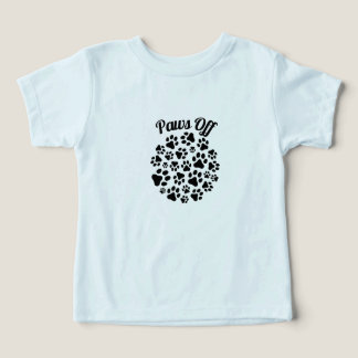T-shirt med 'Klorna Bort' – T-shirt med sassig kat