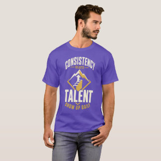 T-shirt med Konsistens Slår Rå Talent | Premium Da