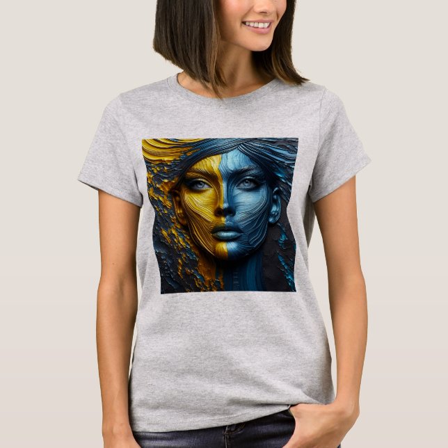 T-shirt med konsuttryck -3 (Framsida)