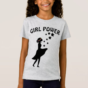T-SHIRT MED KVINNLIG MAKT